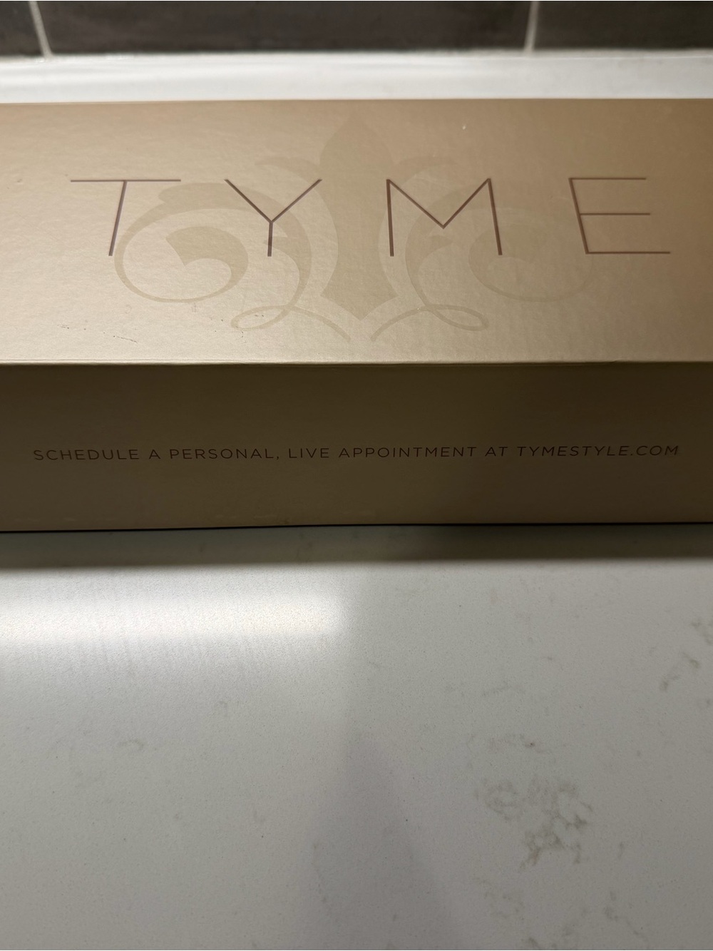TYME hair iron - like new!